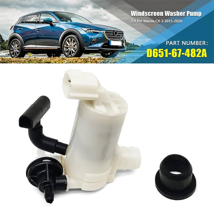 Amazon.com: Meyffon Windshield Washer Pump Compatible with Mazda