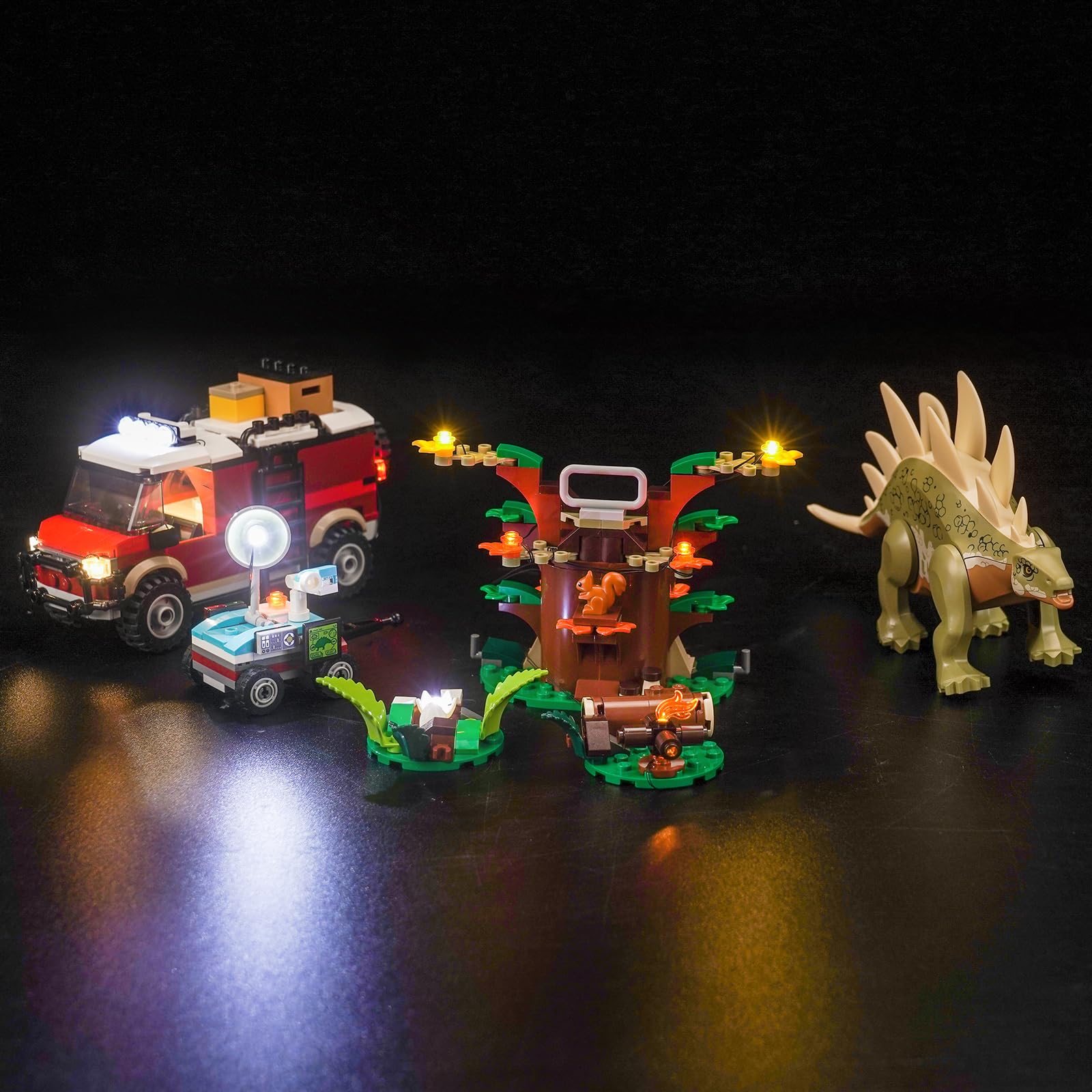 Led Light Set for Dinosaur Missions: Stegosaurus Discovery - Decoration Lighting Set for Lego Dinosaur Creativity
