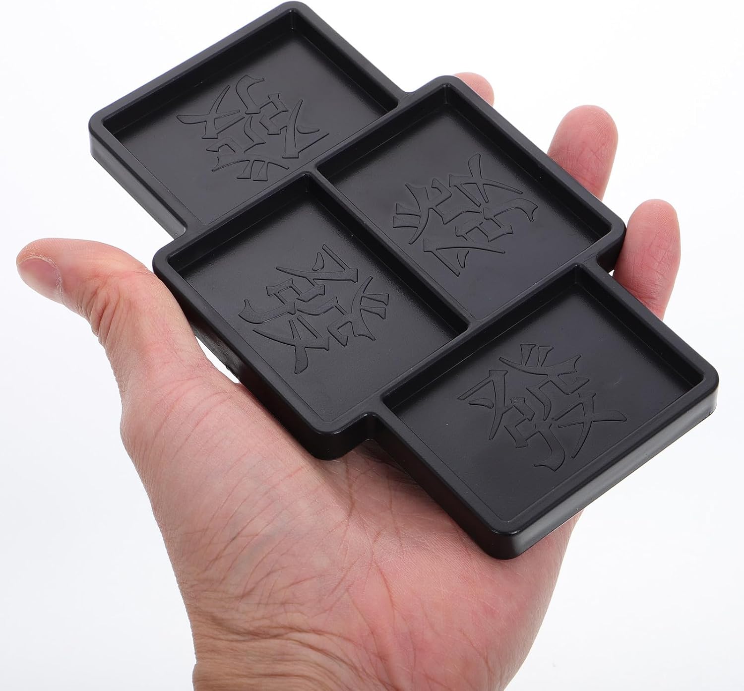 Mahjong Dingque Organizer Plastic Card Tray for Travel Gaming image 4