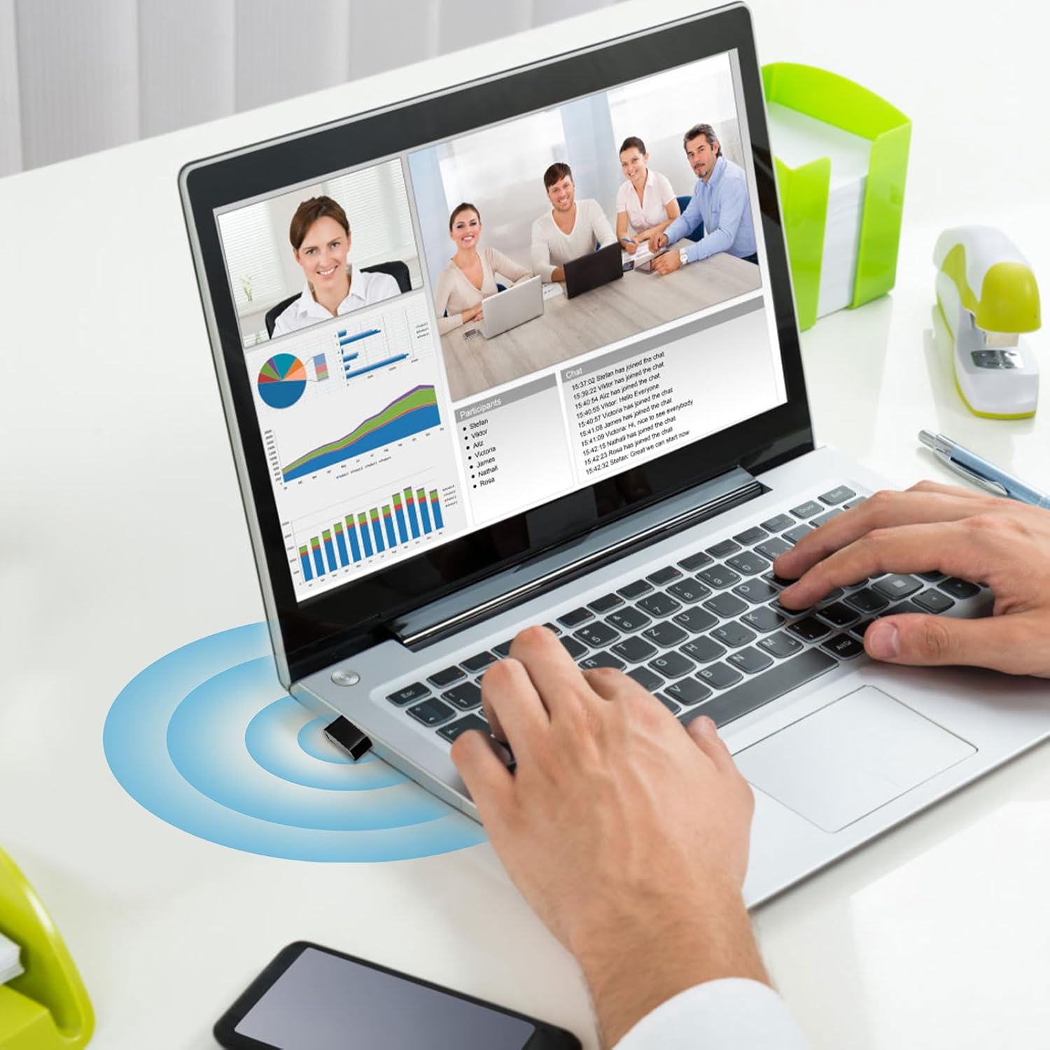 600Mbps USB WiFi Adapter for PC - Nano Size Wireless Network Adapter, Dual Band2.4GHz, 5GHz WiFi Dongle for Desktop/Computer/Laptop, Supports Windows 11/10/8.1/8/7/XP - Image 7