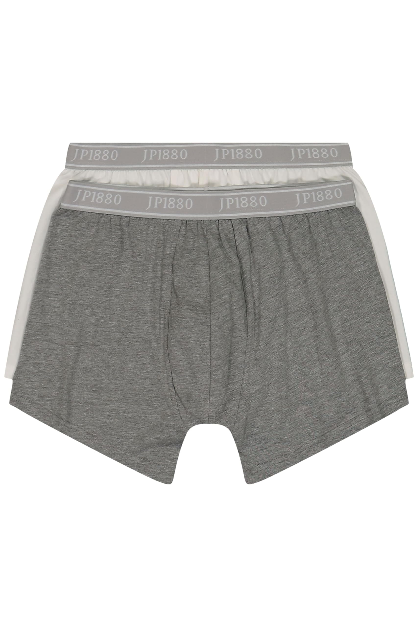 Jp 1880 Men's Weiß Pants, Unterhose, 2Er-Pack, Jersey Boxer Shorts,