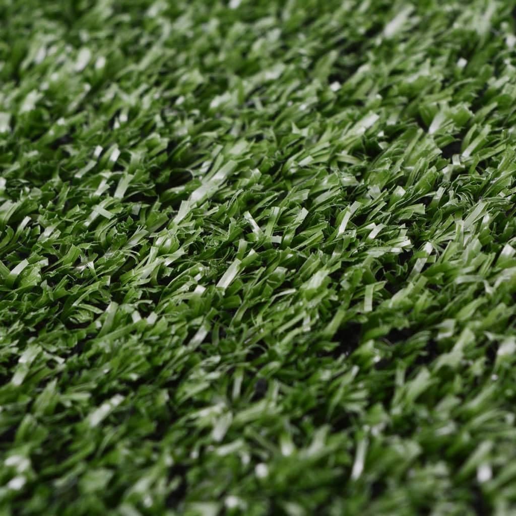 vidaXL Artificial Grass, Artificial Turf for Outdoor, Artificial Grass Carpet for Lawn Garden, Fake Grass, 4.9'x26.2'/0.3"-0.4" Green