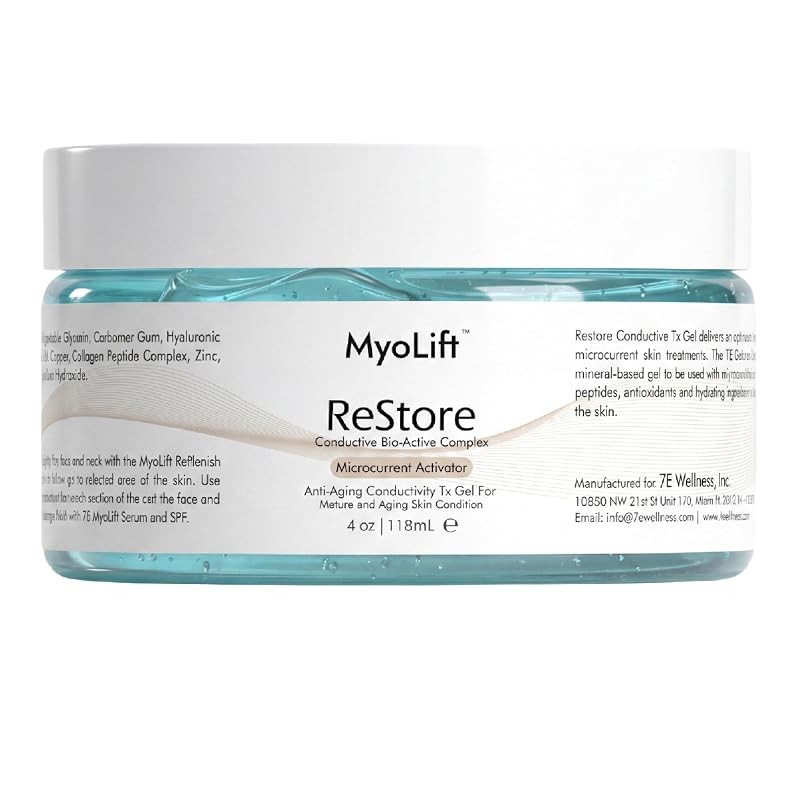 myolift 7E Wellness ReStore Gel Gel Condutor para Dispositivos de Microcorrente, 113 g