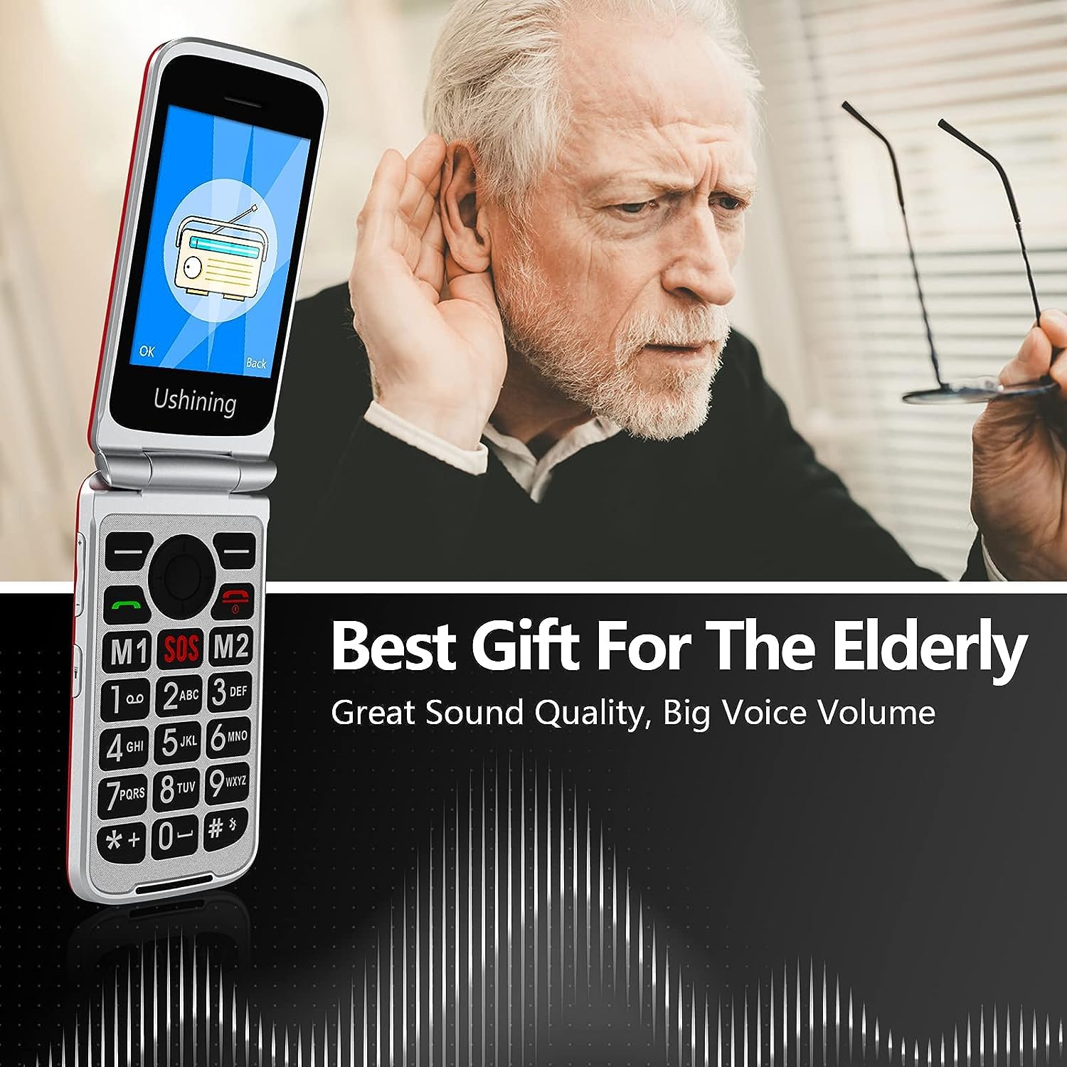 Beste senioren GSM. Eenvoudige mobiele telefoon voor ouderen