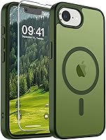 Vista 327 de SUPFINE - Funda magnética para iPhone 11, apta para MagSafe (protección contra caídas de grado militar, 10 pies), delgada, translúcida, a prueba