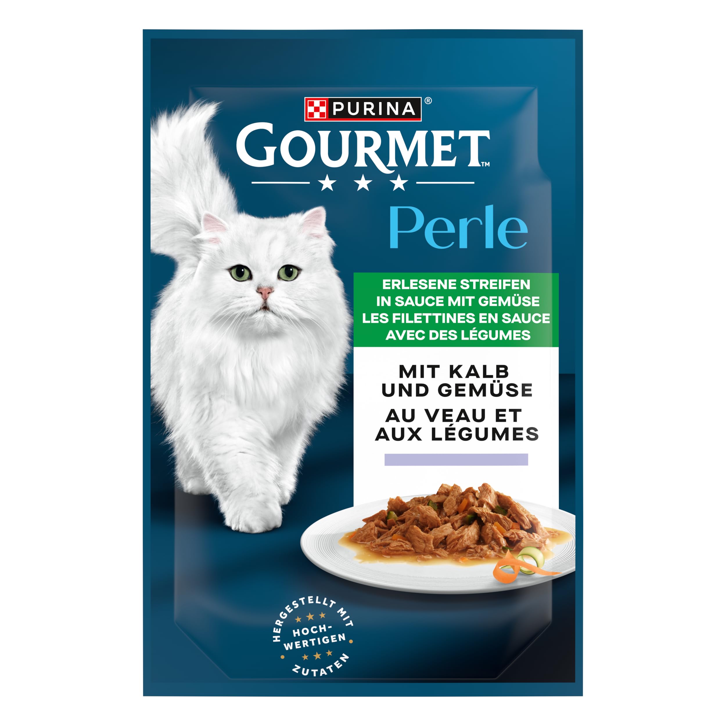 GOURMET Perle Duetto, mit Sardinen und Thunfisch, 26 x 85g