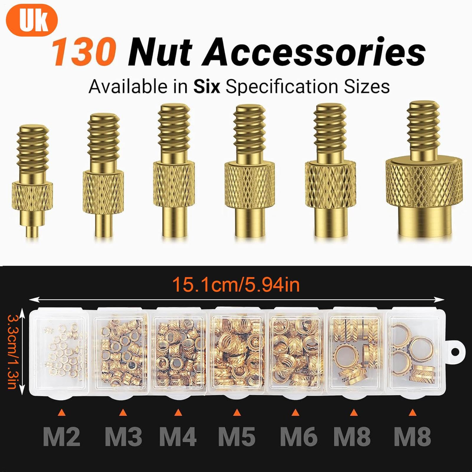 Heat Insert Tool, Soldering Iron Set, Heat Resistant Heater Adapter Kit with Welding Components, Precision Tools for Home Use, 3D Printing Projects, and Printed Circuit Board Work