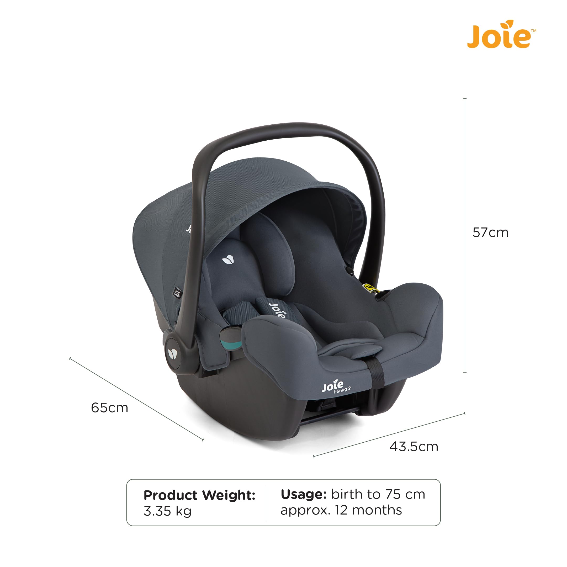 Buy Joie i-Snug 2 i-Size Lightweight car seat/Infant Carrier