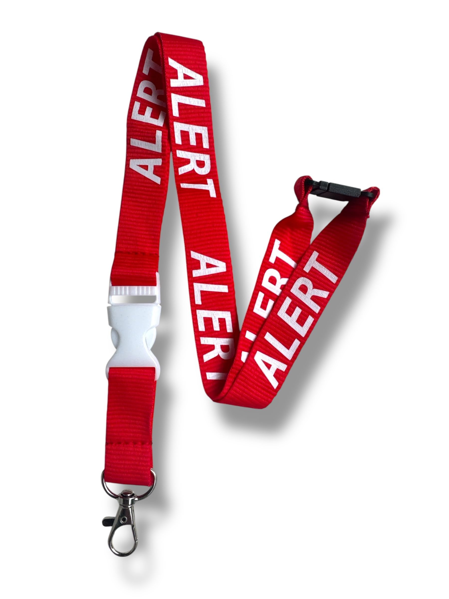 Safety Alert Lanyard with Detachable Clip and Breakaway Feature (5)