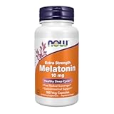 NOW Foods Supplements&comma; Melatonin&comma; Extra Strength 10 mg&comma; Free Radical Scavenger&ast;&comma; Healthy Sleep Cycle&ast;&comma; 100 Veg Capsules