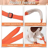 Vista 3 de Mixweer Arnés de soporte para perro para patas traseras, soporte de elevación trasera de perro con asa y correa para el hombro, soporte para patas