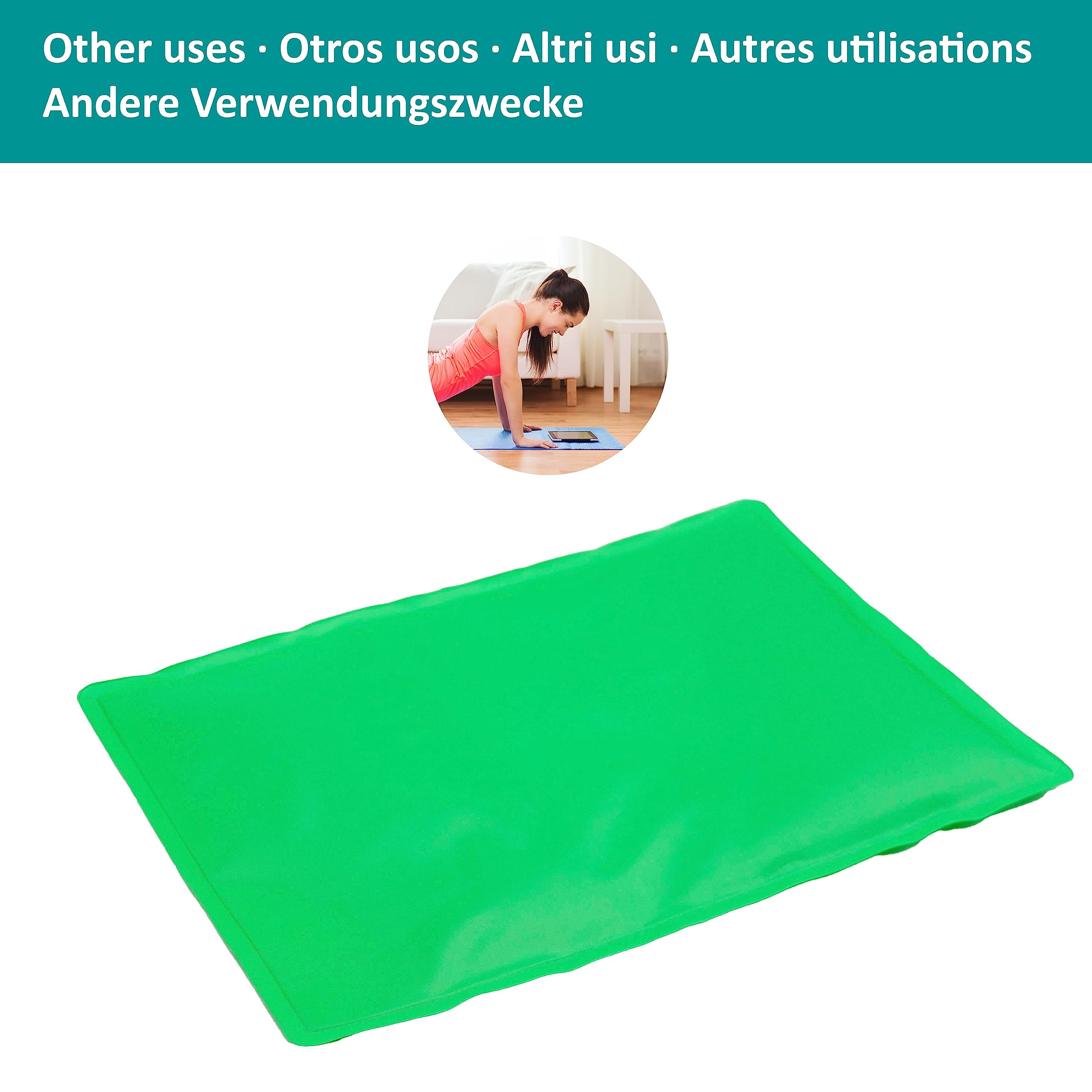 Heromask Cuscino Gel Rinfrescante da Viaggio per Dormire Meglio |Leggero, Pieghevole, Compatto | Cuscino Raffreddante per Notti Estive | Cuscino da Viaggio Raffreddante con Tecnologia Gel