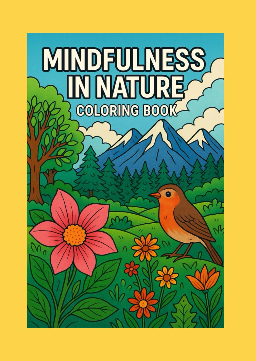 Mindful Moments – A Calming Coloring Book: Relax, Reflect, and Reconnect Through the Art of Coloring