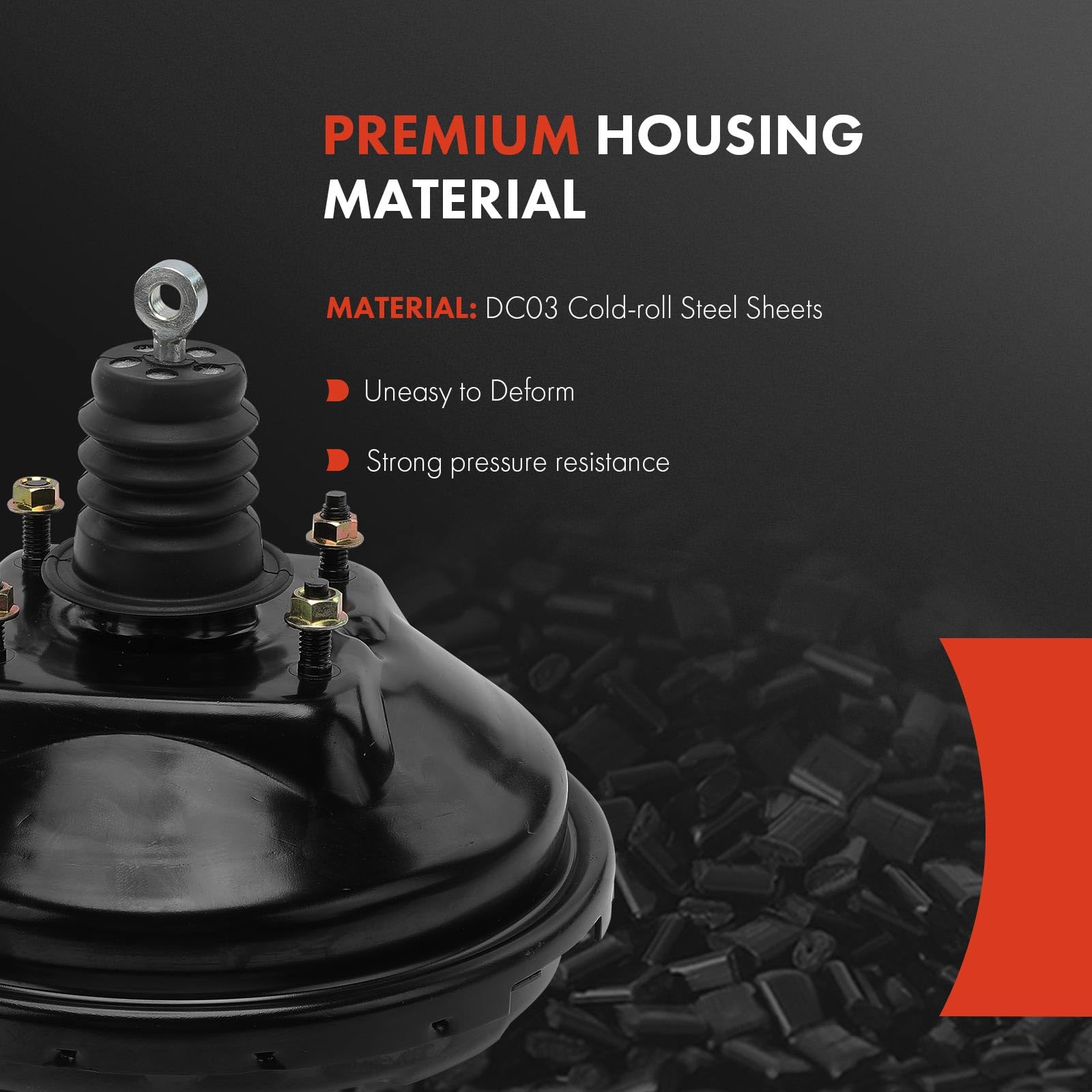 A-Premium Vacuum Power Brake Booster Compatible with Ford F-100 F100, F A-Premium Vacuum Power Brake Booster Compatible with Ford F-100 F100, F