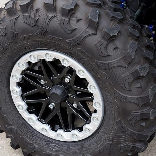 Miniatura 6 de A & UTV PRO Tapones de cubo central de rueda para Kawasaki Teryx KRX 1000 2020 2021 2022, accesorios para cubiertas de tapa de llanta de polvo,