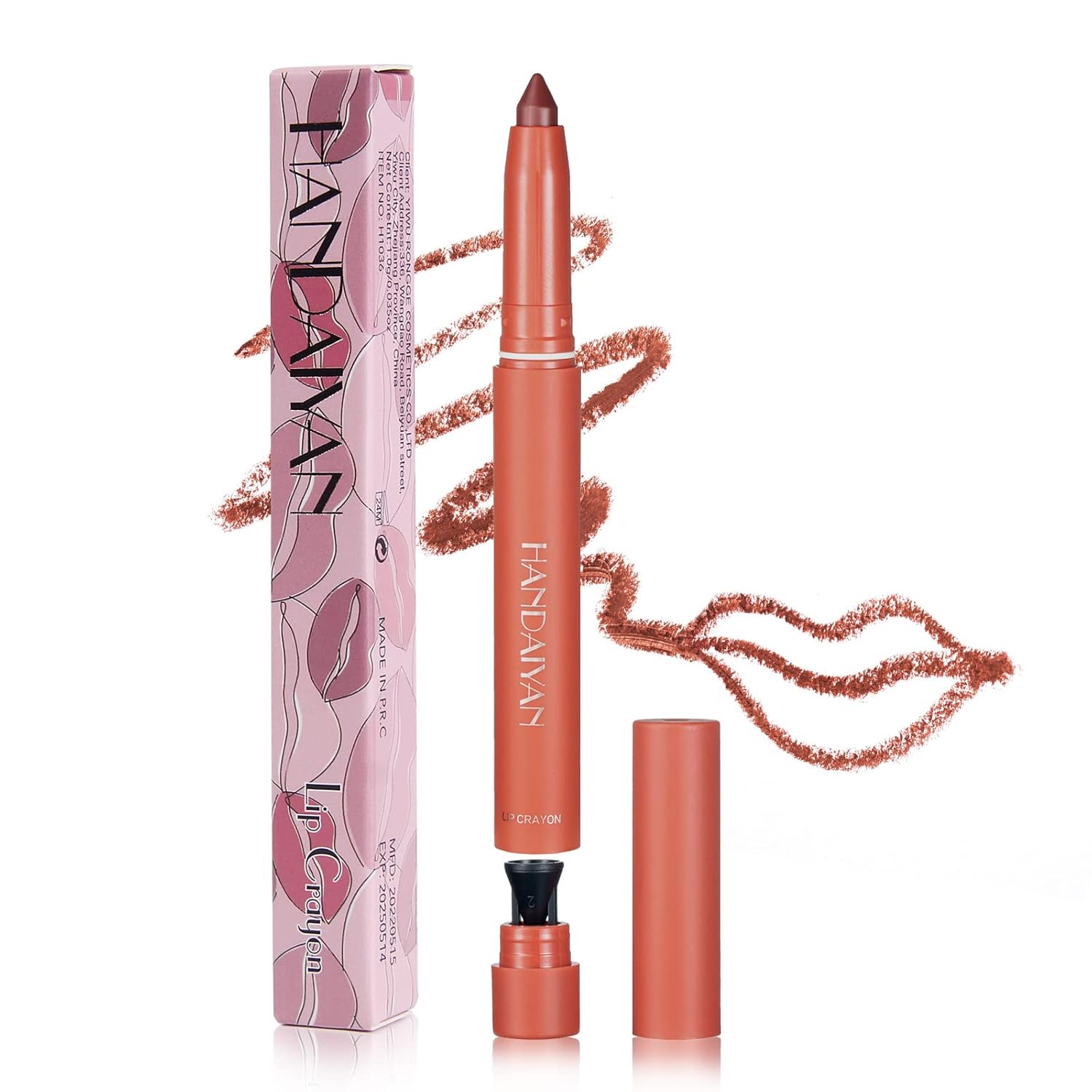 Anglicolor Matte Lip Liner Pencil ，12 Assorted Colors High