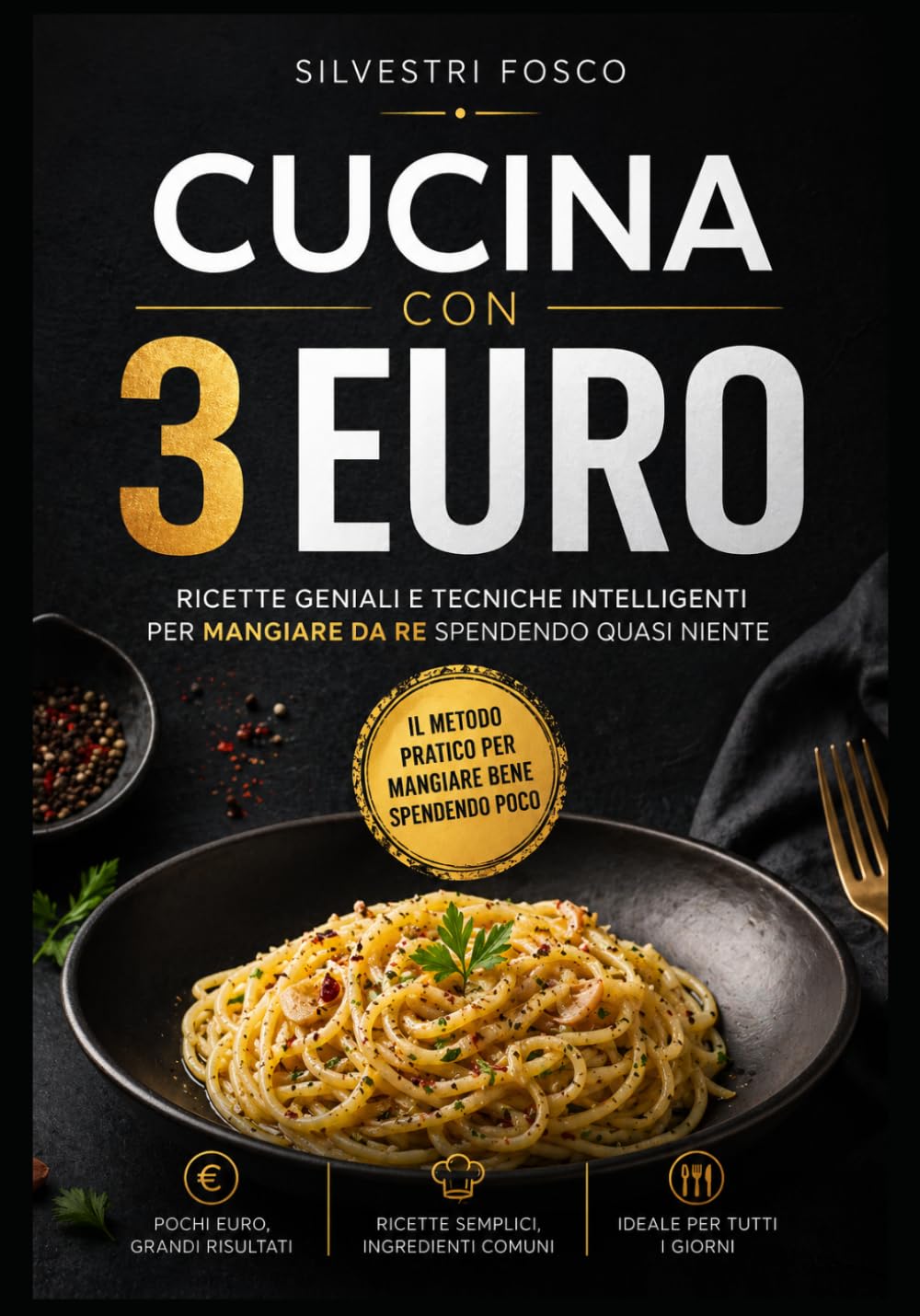Cucina con 3 Euro: Ricette geniali e tecniche intelligenti per mangiare da re spendendo quasi niente