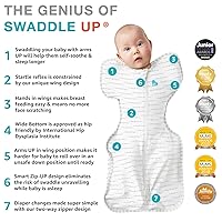 Vista 5 de Love to Dream - Swaddle Up - Saco de dormir orgánico para bebés, manta calmante para recién nacidos, sueño prolongado, ajuste ceñido para calmar