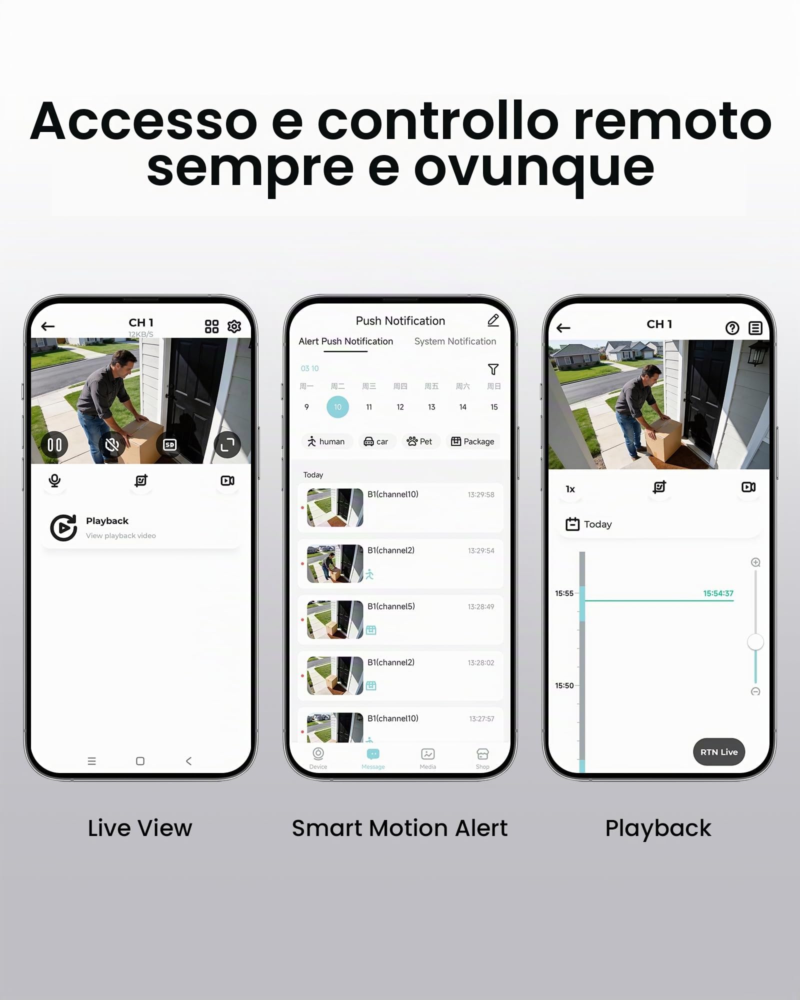ZOSI Kit Telecamera Sorveglianza Esterna Cablata 1080P con DVR 8CH 500GB | Rilevamento di Persone/Veicoli, Visione Notturna IR 24 m, Angolo di Visione 90°, Avviso Istantaneo tramite APP gratuita