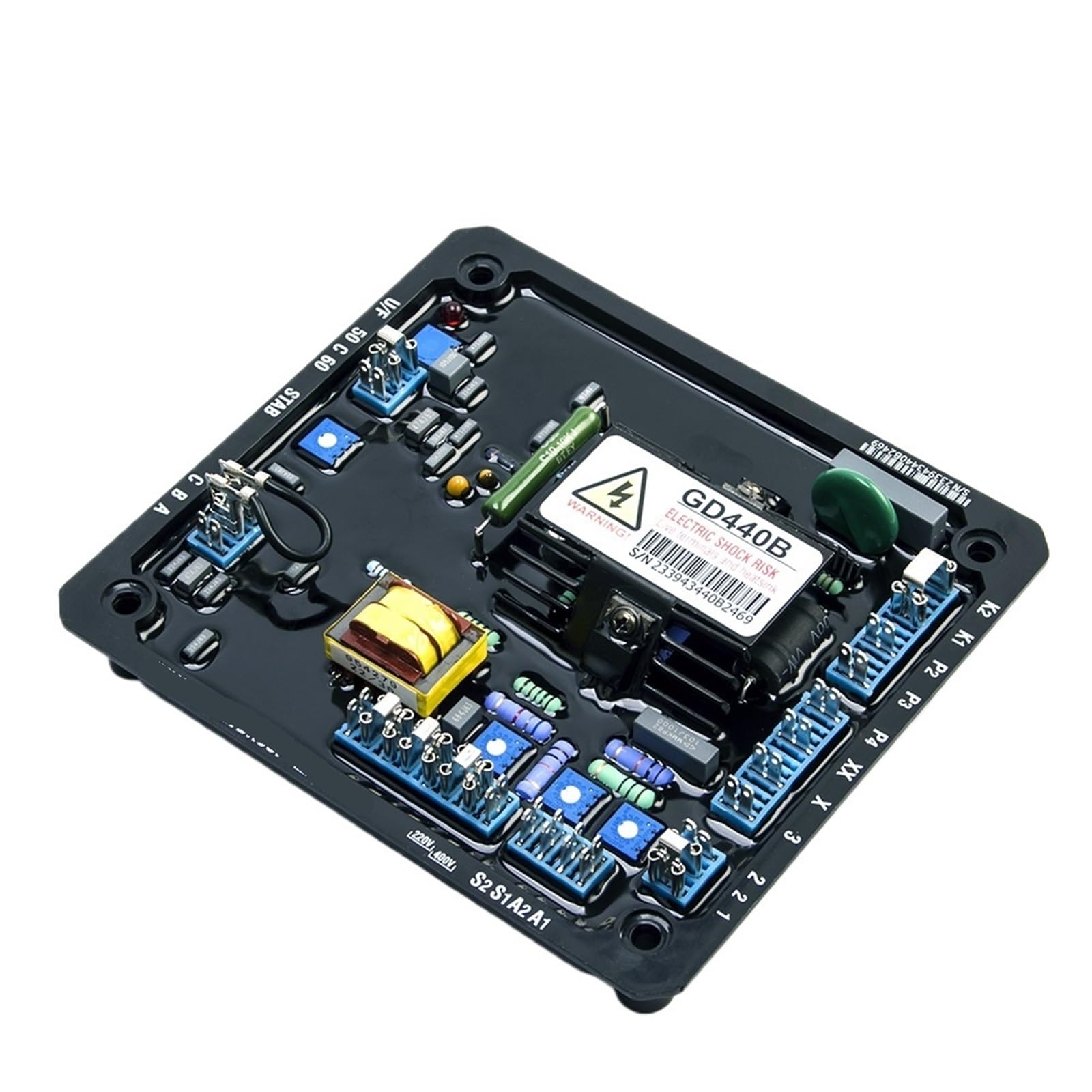 Ivekykibc One Color 1Pcs Gd440b Replace Sx440 Avr Voltage Regulator Automatic Stabilizer Control Module For 200Kw Brushless Generator Parts
