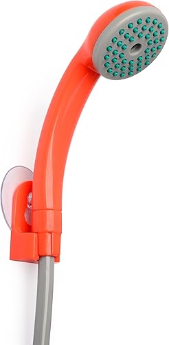 Miniatura 8 de Ducha portátil para uso en exteriores de Ivation, Alimentación por batería, Cabezal de ducha recargable de mano compacto, Bombea el agua del cubo