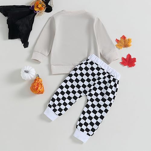 Miniatura 3 de Sudadera larga de calabaza para bebé niño de Halloween Clorhes, ropa de Halloween para niños pequeños