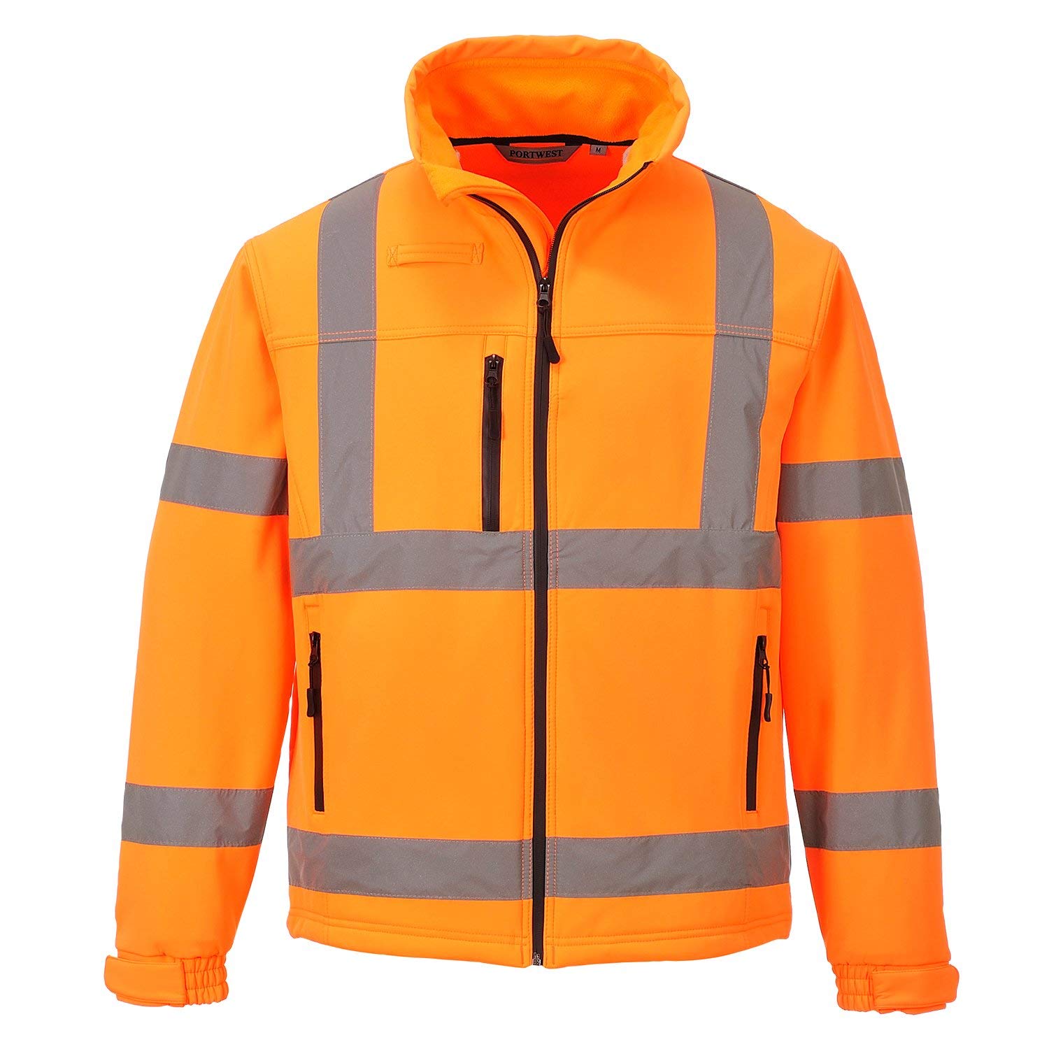 Portwest S424ORRS Softshell Classic Ad Alta Visibilità, Arancione, S - 4