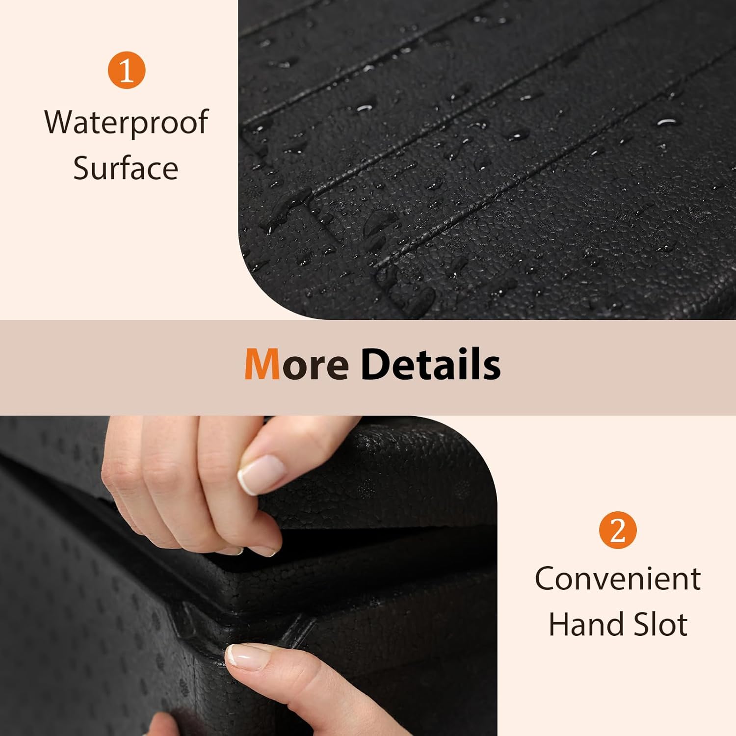 COSTWAY 49 Qt Insulated Food Pan Carrier, Non-Electrical Food Warmer with Built-in Handles & Stackable Design, Portable Food Warmer Hot Box for Catering, Camping, Restaurant (2)