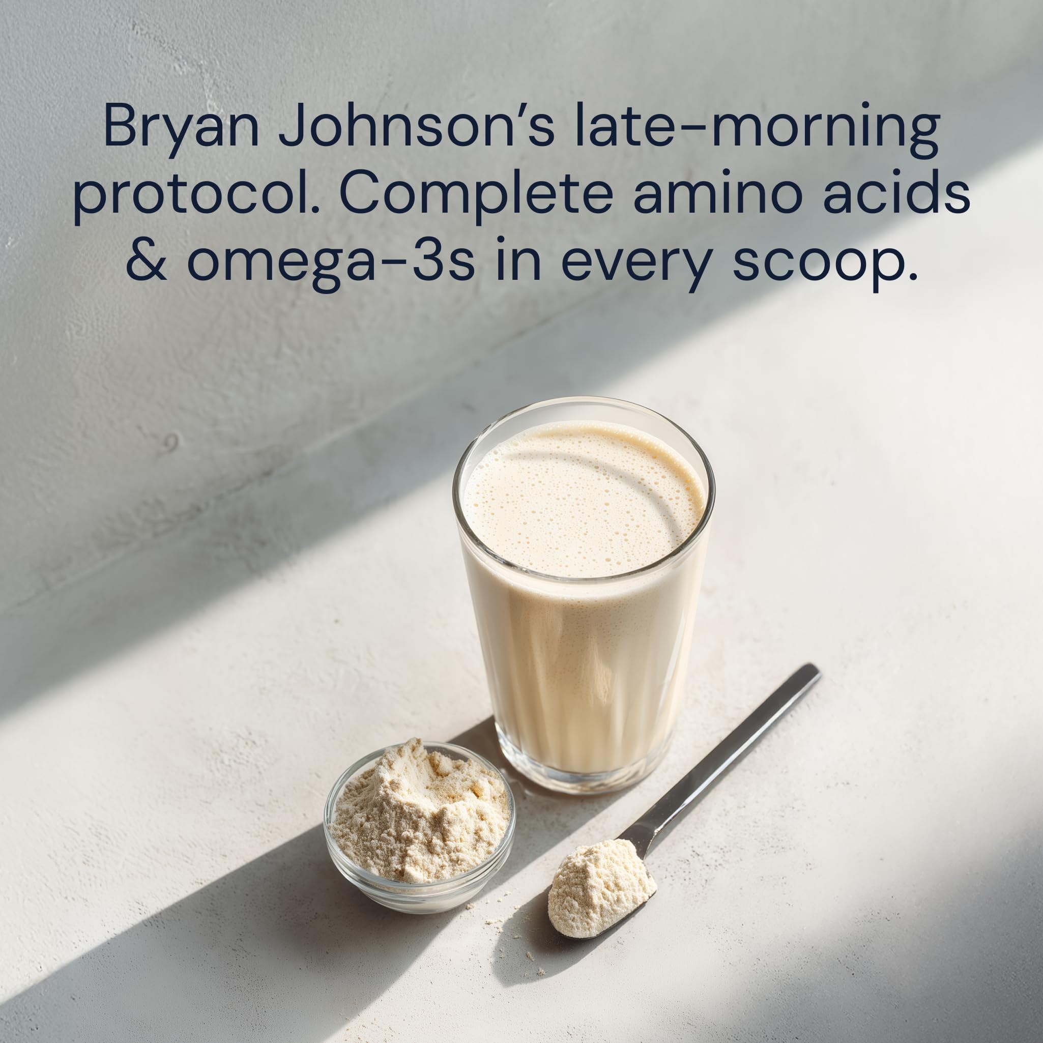 Blueprint Bryan Johnson Vegan Protein Meal Replacement – Plant Based Hemp Protein with 30g Protein Per Serving – Low Calorie, Flavored Protein for Women & Men – Dairy Free – 15 Servings - Vanilla — Amazon image 5