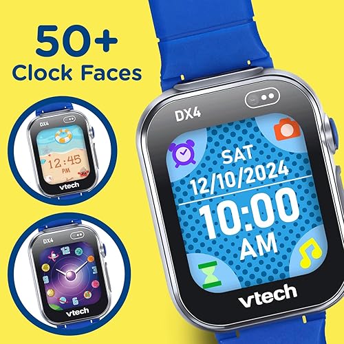 Miniatura 3 de VTech KidiZoom Smartwatch DX4, Azul Azul,Negro,Rosa,Morado,https://www.amazon.com/dp/undefined