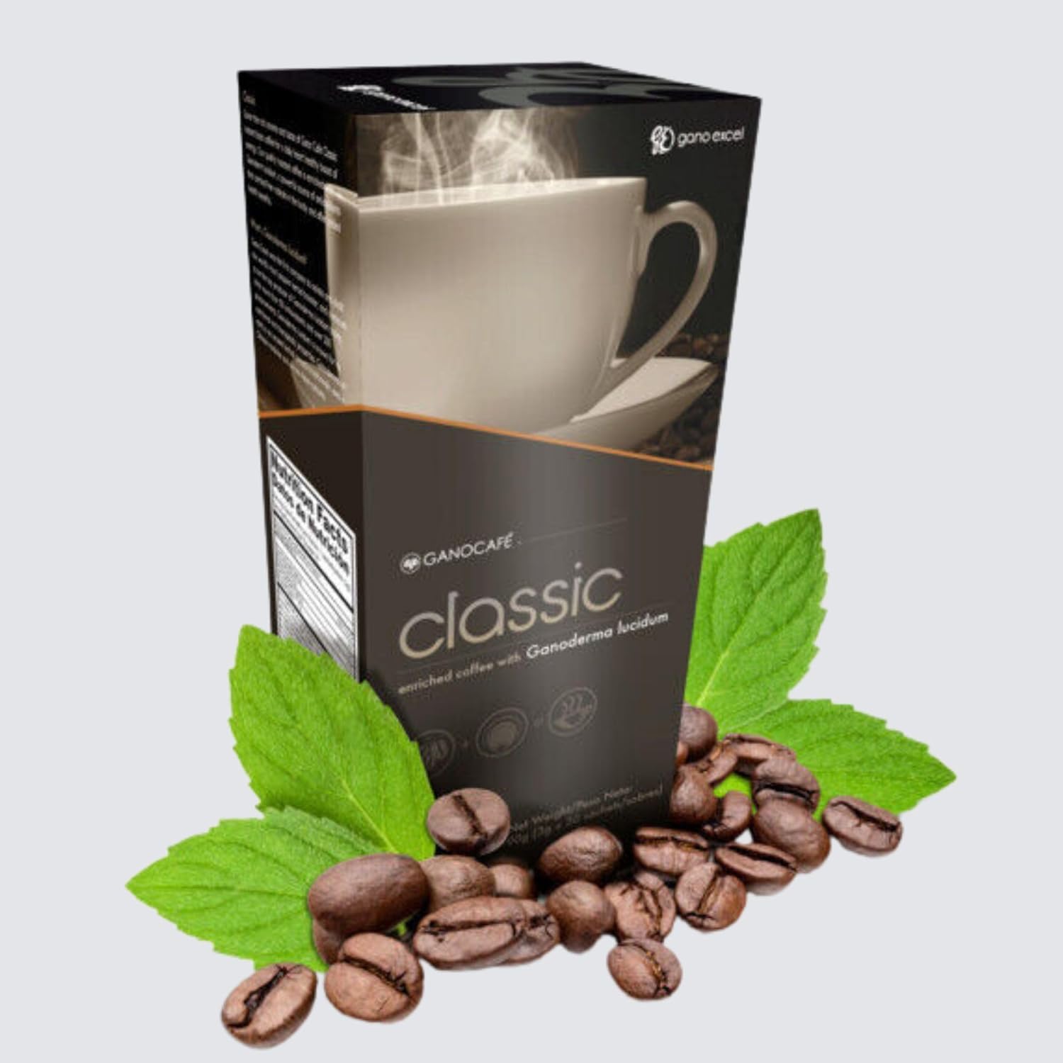 Gano Excel Classic Coffee with Ganoderma Lucidum mushroom of Asia Coffee 30 Sachets