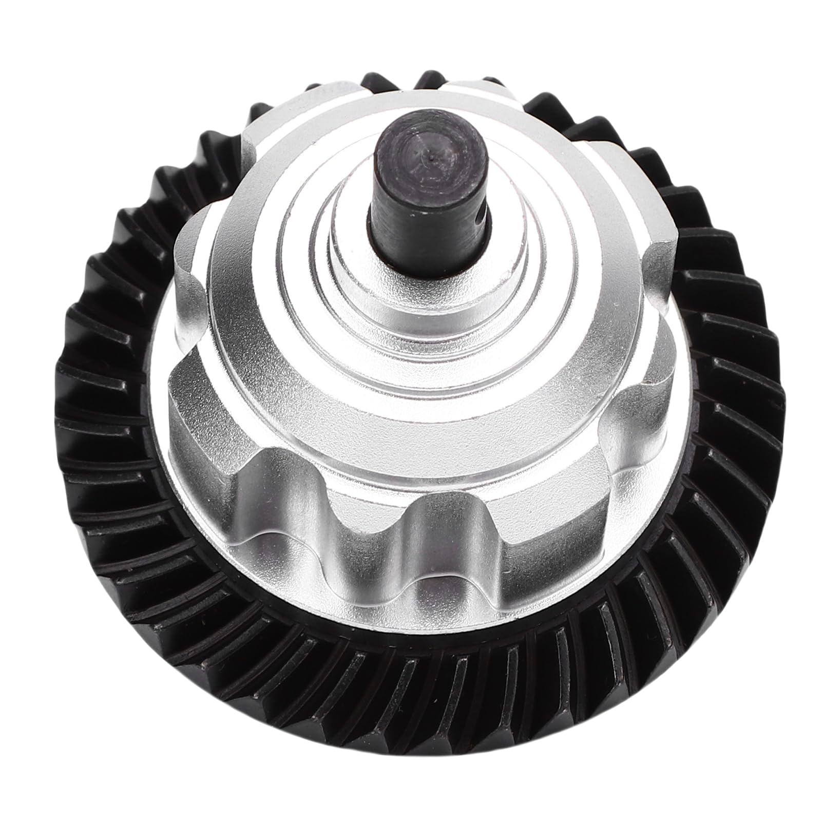 Akozon RC Auto Differentialgetriebe Ersatz 37T, 13T Bausatz (Silver)
