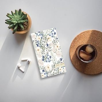 2026-2028 Pocket Calendar for Purse, Mini Monthly Planner 3.5x6.5, Flower