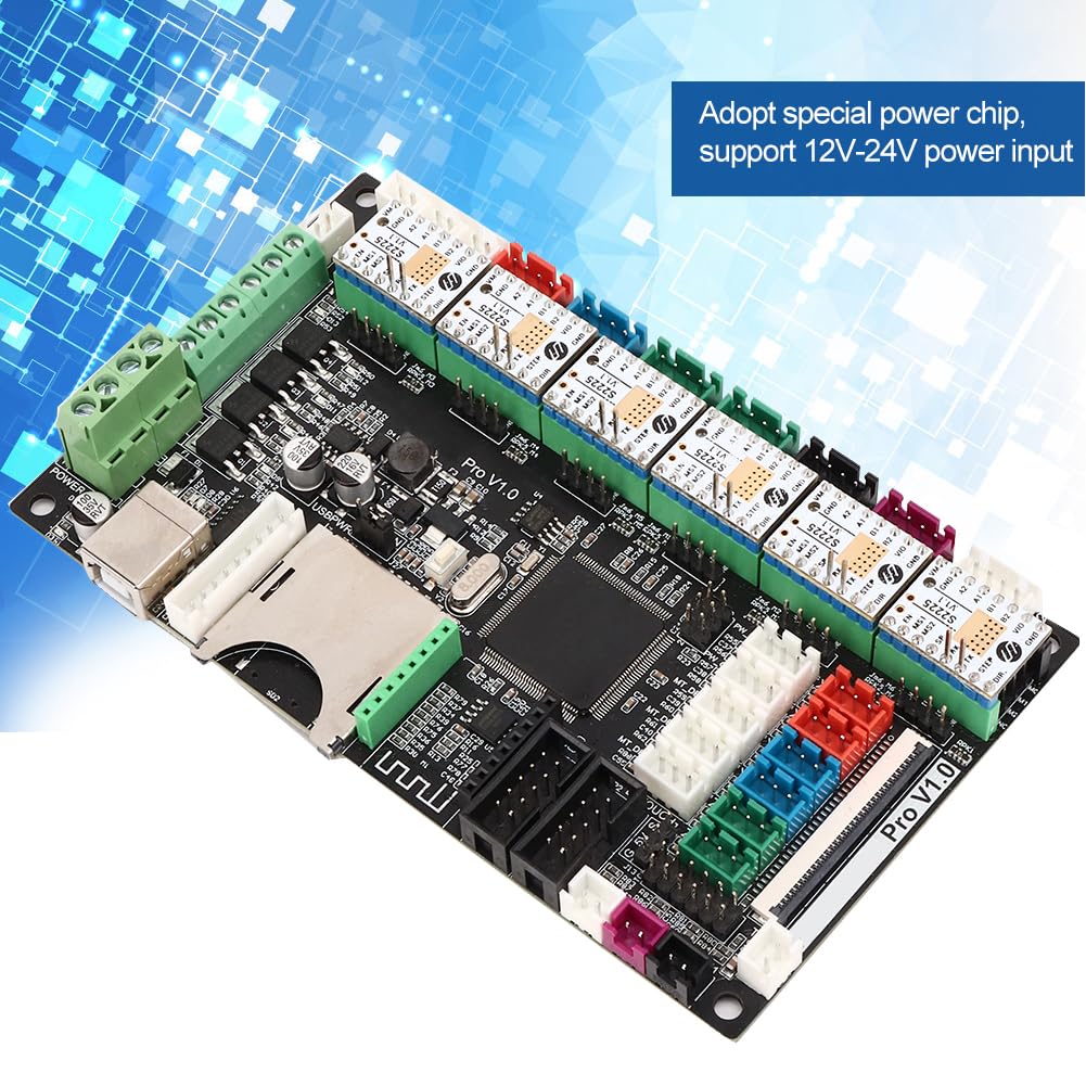 Aramox 3D Drucker Motherboard für MKS Robin Pro, 32 Bit 72MHZ