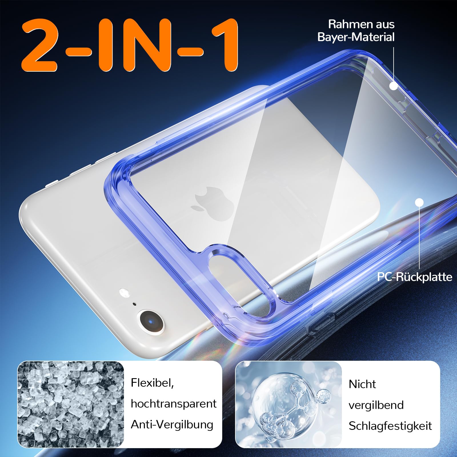 Clear Case for iPhone 15, Ultra Thin, Shockproof TPU Cover, Anti-Yellowing, Crystal Clear, Phone Case for Apple iPhone 15 - Clear — view 47