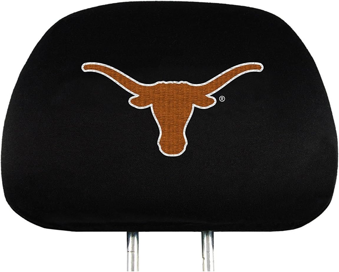 MULTI_B University of Texas Automotive Gift Set.Wow! Logo On Front and Rear Auto Floor Liner. You get 2 Head Rest Cover 4 Floor Mat and 1 Wheel Cover in This Gift Set. Perfect to Texas Longhorns Fan