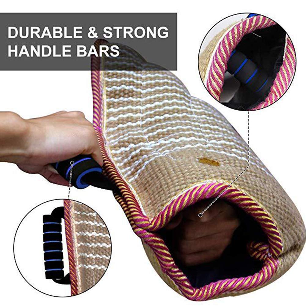 Equipement D'education De Chien Chiot Manche De Protection Manche Anti Morsure avec Baton Parure De Dressage,Jeunes Chiens Formation pour Chiot Berger Allemand Mordant Jouer