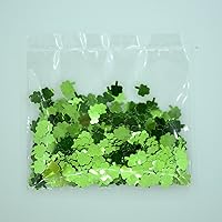 Vista 2 de Confeti Shamrock 1/4" Verde - Paquete al por menor #9075 QS0