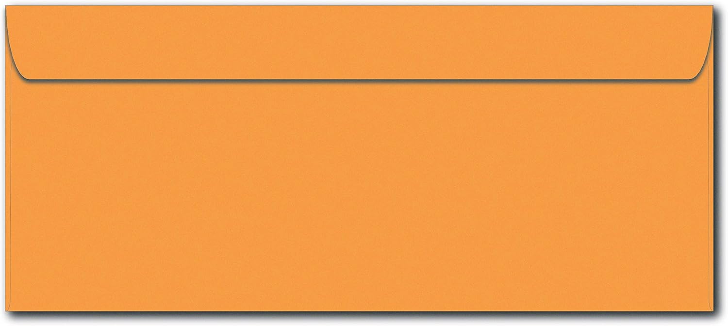 Business Envelopes #14 Size (5" x 11-1/2") - 24lb Bond Golden Kraft - 100 Pack