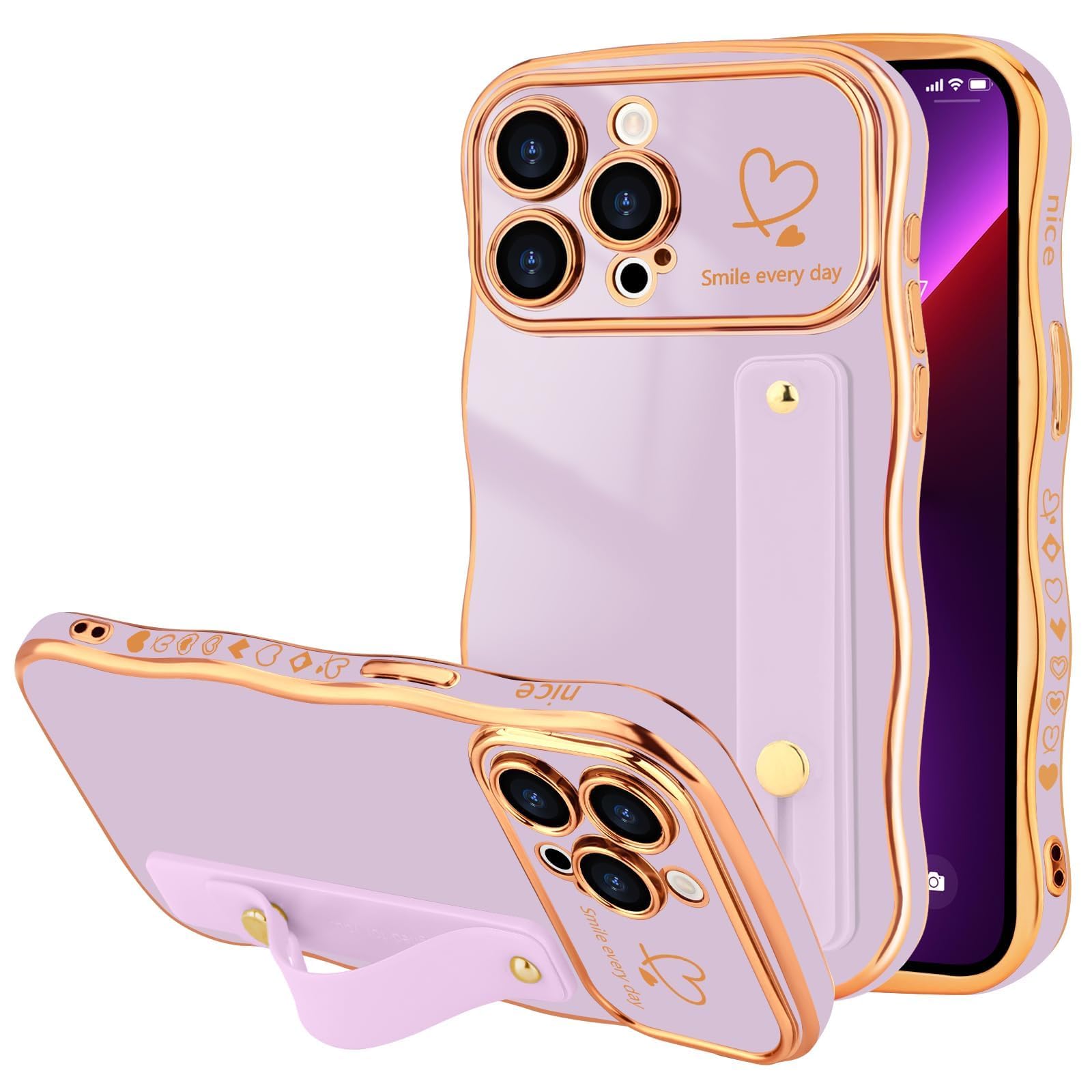 LLZ.COQUE Handyhülle für iPhone 17 Pro Max, Mädchen Curly We