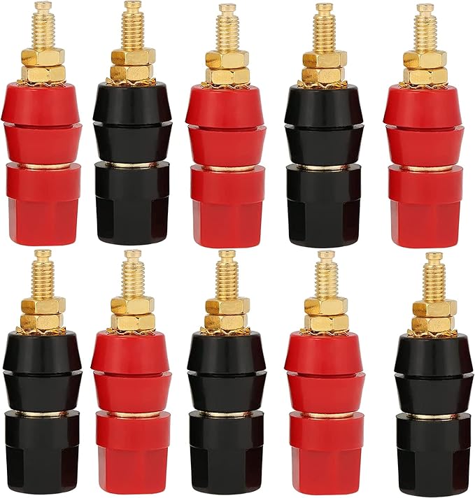 16 Adattatori Banana 4mm Isolati - Femmina-Femmina, 4 Colori, Per Elettronica E Test - Foto 5