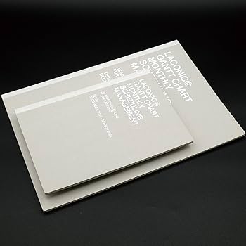 Amazon.co.jp: ラコニック 手帳 2025年 A4 マンスリー ガントチャート