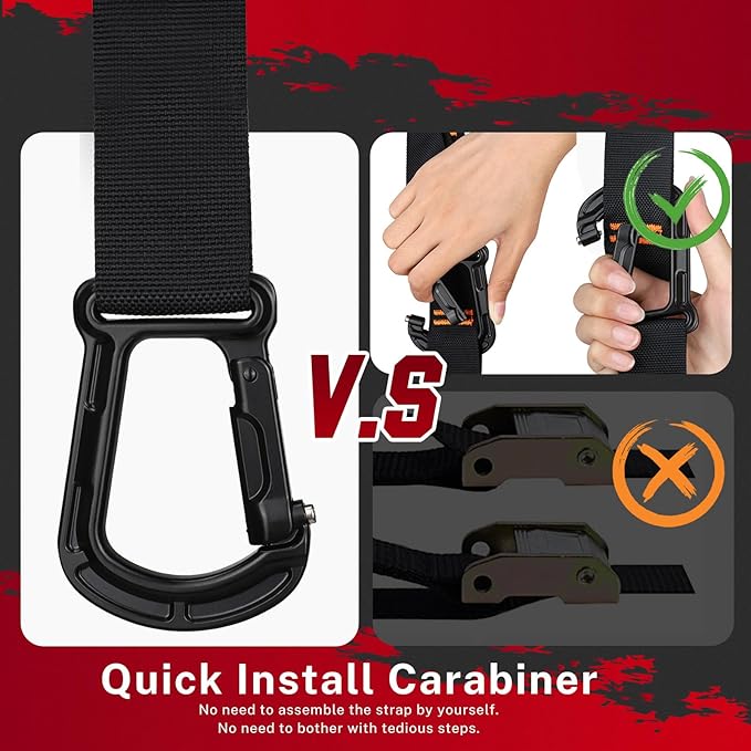 Anillas de gimnasia Gonex de madera con correas ajustables miniatura 3