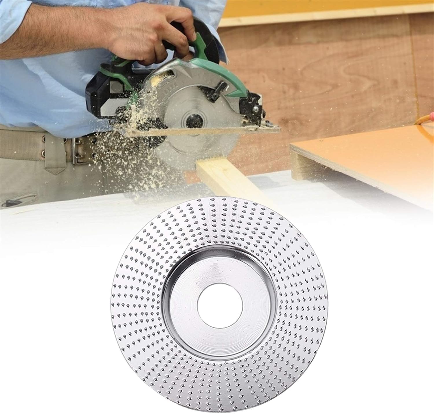 Metal Cutting Wheel Angle Grinder Wheels Angle Grinder Cutting Wheel，Angle Grinder Disc Wood Grinding Wheel Rotary Sanding Carving Tool for Non-metals Woodworking Polishing Accessories 22mm Hole
