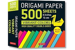 Vivid Origami Paper for Shimmering Creations