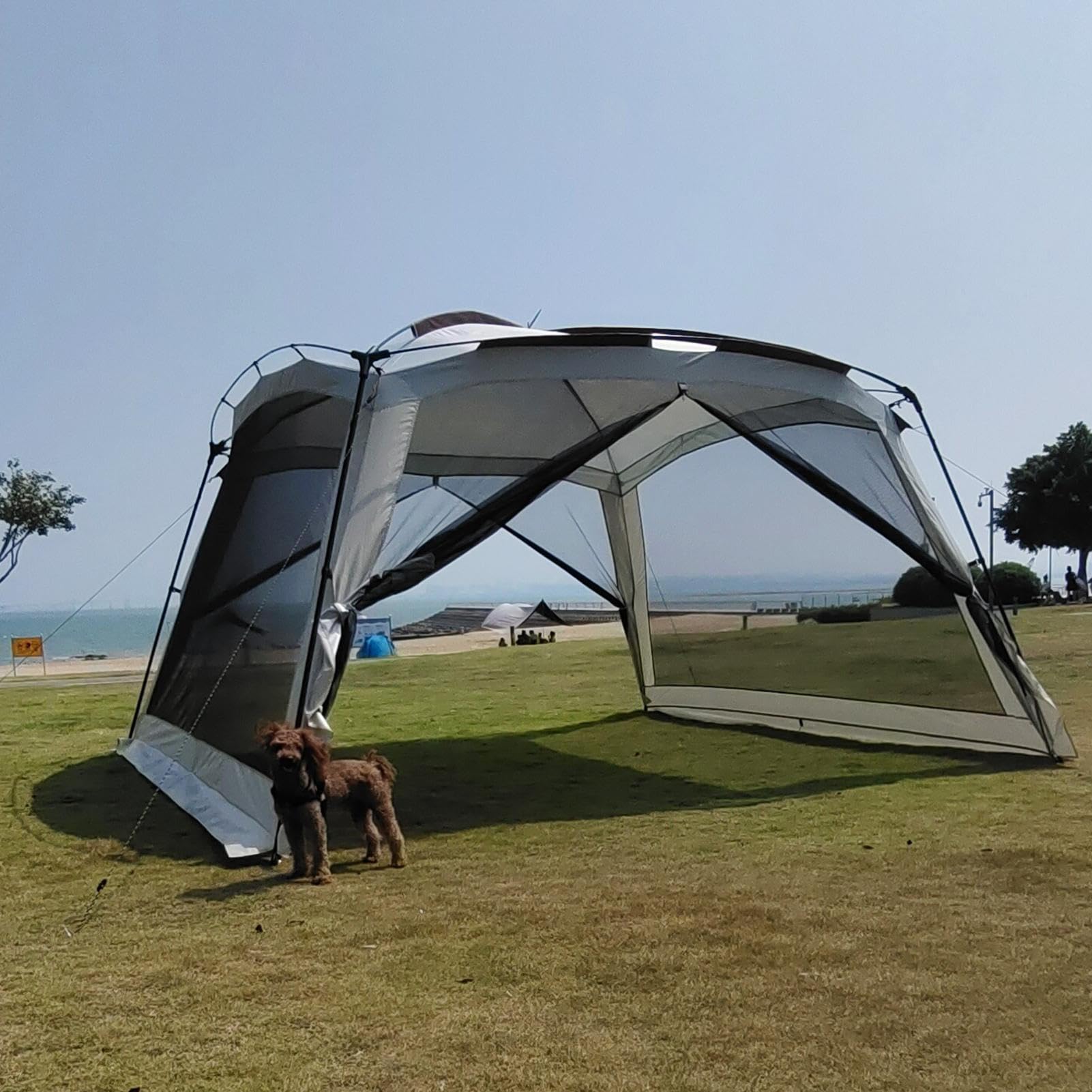 Tenda da Campeggio, portatile resistente ai raggi UV, tende a zanzariera, per il campeggio, per il viaggio, il picnic, il viaggio in famiglia, l'escursionismo, i viaggi e le attività di viaggio