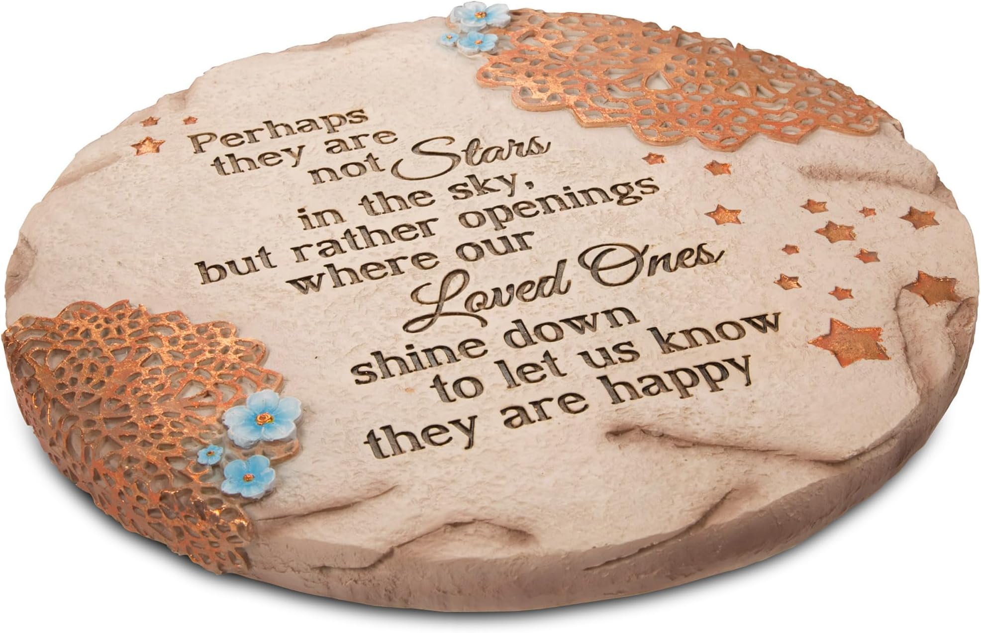 Pavilion Gift Company - Stars in the Sky - Garden Stone Bereavement Grief Loss Memorial Remembrance Loved Ones Home Garden Decor Keepsake