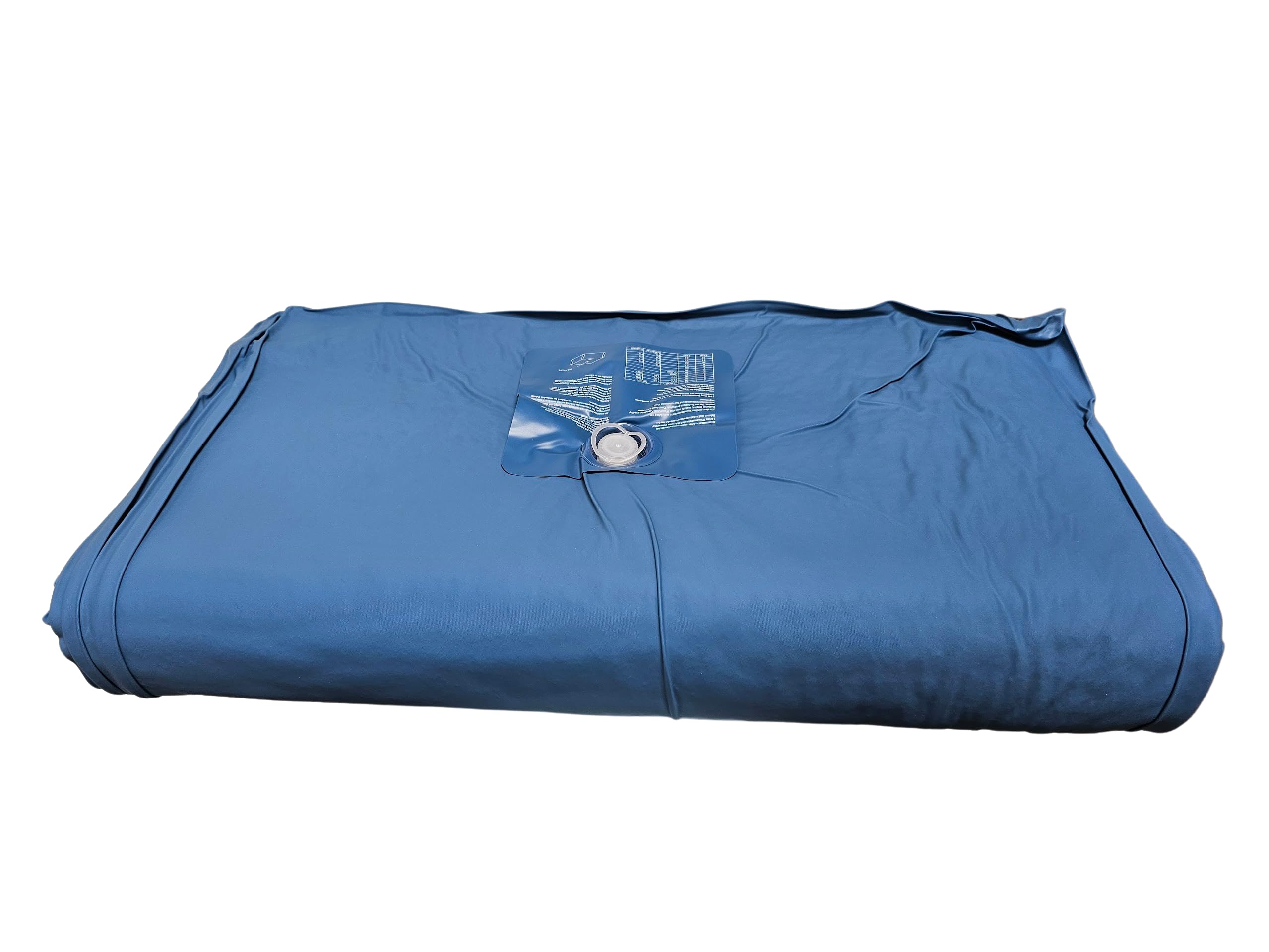 Wasserbetten Matratzen Softside DUAL + Sicherheitswanne + Trennwand - Zwei Wasserkerne (beide Seiten) für 200x200 cm Wasserbett kaum Beruhigung F2