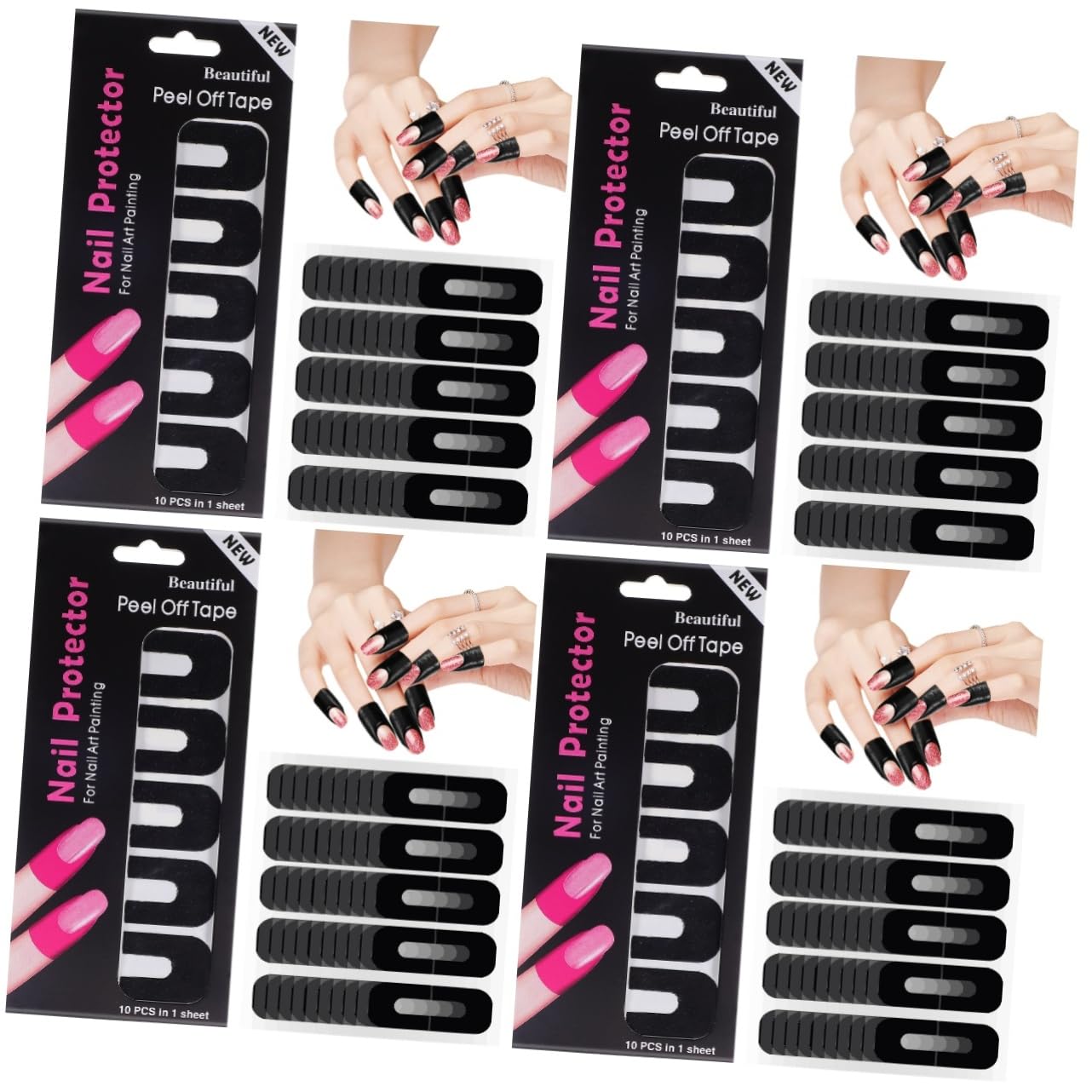 Vernis à ongles autocollant Healvian souple application gel salon et maison