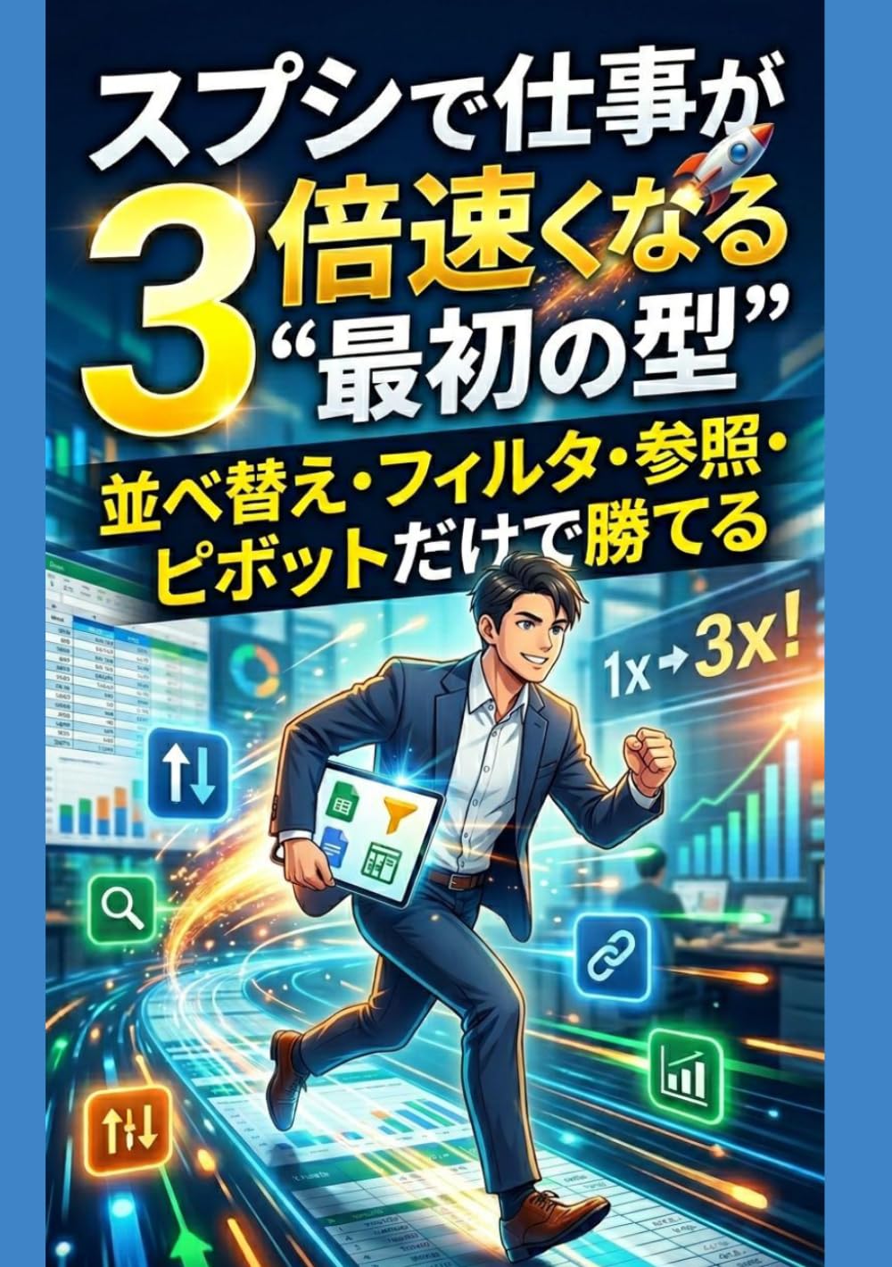 スプシで仕事が3倍速くなる“最初の型”: 並べ替え・フィルタ・参照・ピボットだけで勝てる